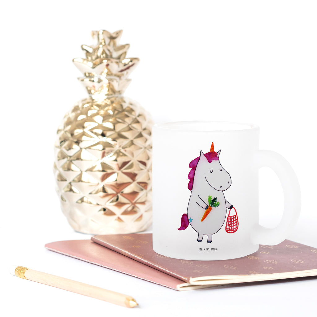 Teetasse Einhorn Gemüse Teetasse, Teeglas, Teebecher, Tasse mit Henkel, Tasse, Glas Teetasse, Teetasse aus Glas, Einhorn, Einhörner, Einhorn Deko, Pegasus, Unicorn, Biomarkt, Bio, Gemüse, Wochenmarkt