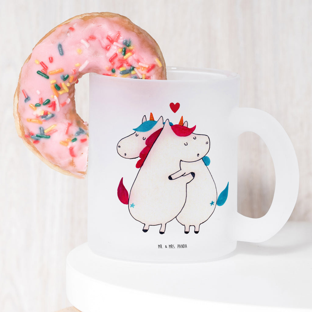 Teetasse Einhorn Mitteilung Teetasse, Teeglas, Teebecher, Tasse mit Henkel, Tasse, Glas Teetasse, Teetasse aus Glas, Einhorn, Einhörner, Einhorn Deko, Pegasus, Unicorn, Valentinstag, Valentine, Liebe, Geschenk, Partner, Ehe, lustig, witzig, Spruch