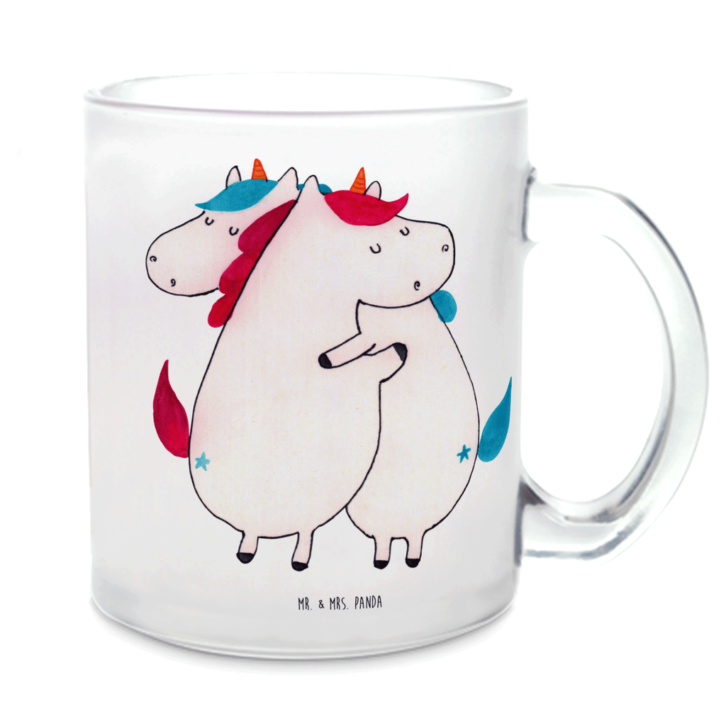 Teetasse Einhörner Umarmen Teetasse, Teeglas, Teebecher, Tasse mit Henkel, Tasse, Glas Teetasse, Teetasse aus Glas, Einhorn, Einhörner, Einhorn Deko, Pegasus, Unicorn, Freundinnen, Freundin, BFF, Schwester, Schwestern, Familie, Geschwister, Sister, Liebe