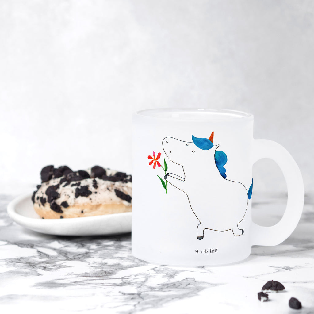 Teetasse Einhorn Blume Teetasse, Teeglas, Teebecher, Tasse mit Henkel, Tasse, Glas Teetasse, Teetasse aus Glas, Einhorn, Einhörner, Einhorn Deko, Pegasus, Unicorn, Liebe, Liebesbeweis, Antrag, Heiratsantrag, Verlobung, Ehepaar, Pärchen, Partner, Freund, Freundin, Ehe, heiraten