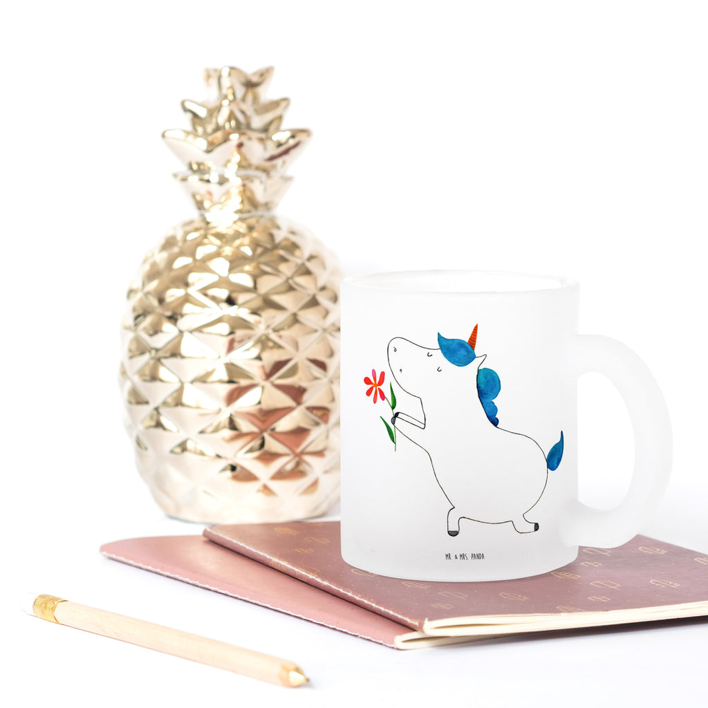 Teetasse Einhorn Blume Teetasse, Teeglas, Teebecher, Tasse mit Henkel, Tasse, Glas Teetasse, Teetasse aus Glas, Einhorn, Einhörner, Einhorn Deko, Pegasus, Unicorn, Liebe, Liebesbeweis, Antrag, Heiratsantrag, Verlobung, Ehepaar, Pärchen, Partner, Freund, Freundin, Ehe, heiraten