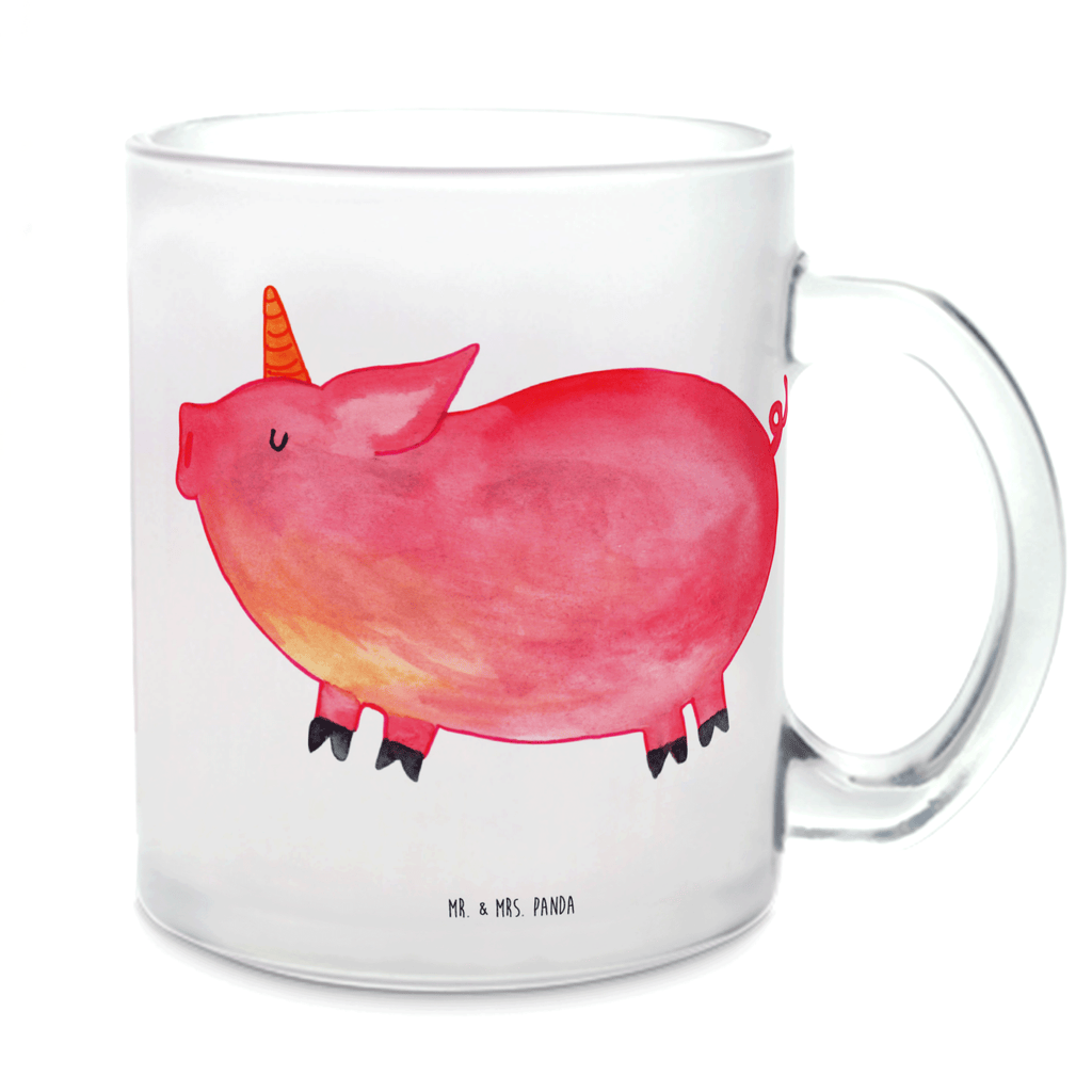 Teetasse Einhorn Schweinhorn Teetasse, Teeglas, Teebecher, Tasse mit Henkel, Tasse, Glas Teetasse, Teetasse aus Glas, Einhorn, Einhörner, Einhorn Deko, Pegasus, Unicorn, Party, Spaß, Schwein, Schweinhorn, Bauer, witzig. lustig, Spruch, geschenk, Pig, Piggy, funny, english, englisch