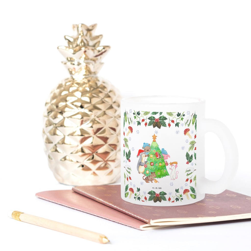 Teetasse Weihnachtsbaum schmücken Teetasse, Teeglas, Teebecher, Tasse mit Henkel, Tasse, Glas Teetasse, Teetasse aus Glas, Winter, Weihnachten, Weihnachtsdeko, Nikolaus, Advent, Heiligabend, Wintermotiv