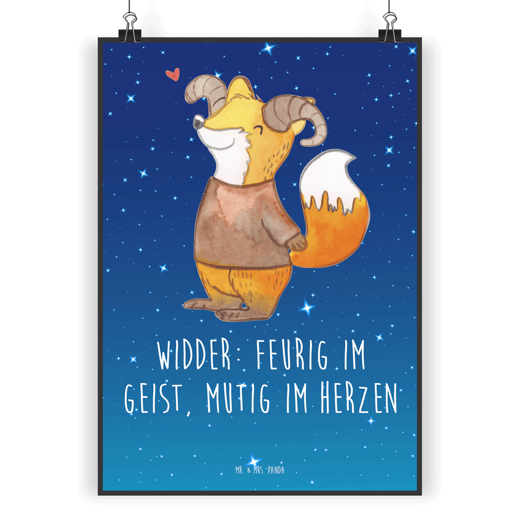 Poster Widder Astrologie Poster, Wandposter, Bild, Wanddeko, Küchenposter, Kinderposter, Wanddeko Bild, Raumdekoration, Wanddekoration, Handgemaltes Poster, Mr. & Mrs. Panda Poster, Designposter, Kunstdruck, Posterdruck, Tierkreiszeichen, Sternzeichen, Horoskop, Astrologie, Aszendent, Widder, Geburtstagsgeschenk, Geschenk