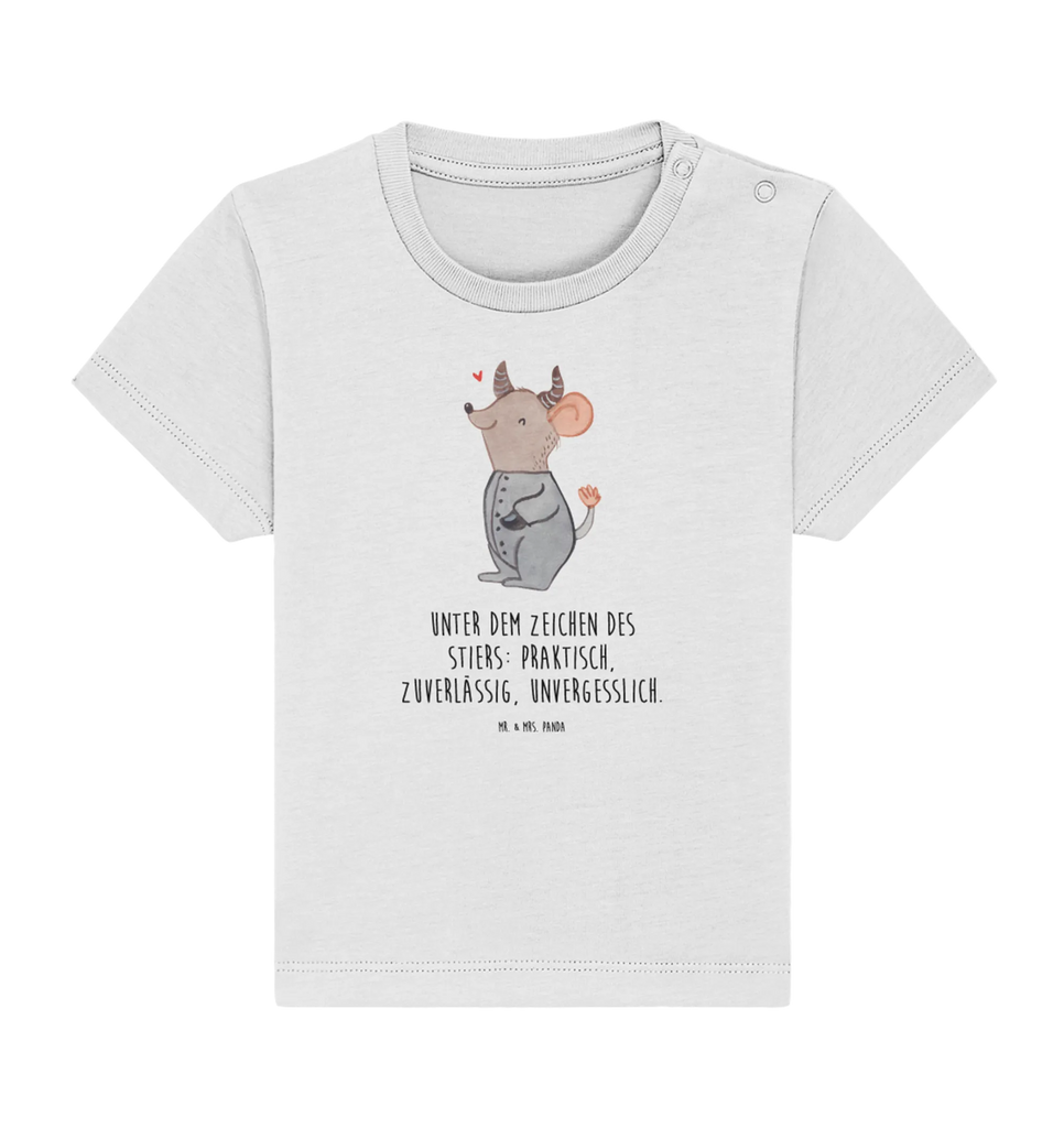 Organic Baby Shirt Stier Astrologie Baby T-Shirt, Jungen Baby T-Shirt, Mädchen Baby T-Shirt, Shirt, Tierkreiszeichen, Sternzeichen, Horoskop, Astrologie, Aszendent, Stier, Geburtstagsgeschenk, Geschenk, Geschenkidee zum Geburtstag