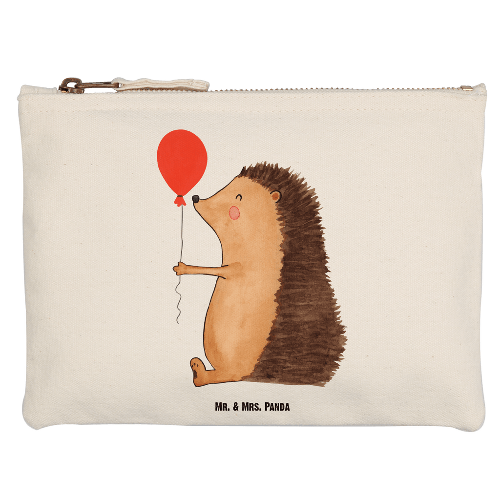 Schminktasche Igel mit Luftballon Schminktasche, Kosmetiktasche, Kosmetikbeutel, Stiftemäppchen, Etui, Federmappe, Makeup, XXL, Schminketui, Kosmetiketui, Schlamperetui, Tiermotive, Gute Laune, lustige Sprüche, Tiere, Igel, Geburtstag, Herzlichen Glückwunsch, Glückwunsch, Geburtstagskind, Ballon, Happy Birthday