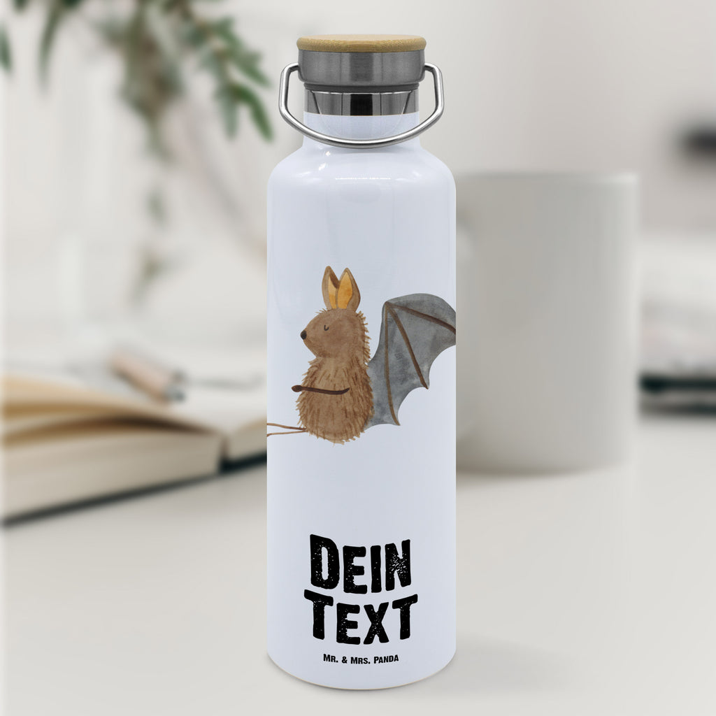 Personalisierte Trinkflasche Fledermaus sitzend Personalisierte Trinkflasche, Trinkflasche mit Namen, Trinkflasche bedrucken, Flasche personalisiert, Trinkflasch mit Aufdruck, Trinkflasche Werbegeschenk, Namensaufdruck Trinkflasche, Sportflasche personalisiert, Trinkflasche Sport, Tiermotive, Gute Laune, lustige Sprüche, Tiere, Fledermaus, Fledermäuse, Motivation, entspannen