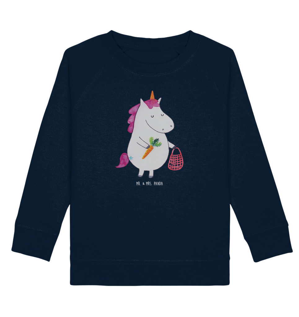 Organic Kinder Pullover Einhorn Gemüse Kinder Pullover, Kinder Sweatshirt, Jungen, Mädchen, Einhorn, Einhörner, Einhorn Deko, Pegasus, Unicorn, Biomarkt, Bio, Gemüse, Wochenmarkt