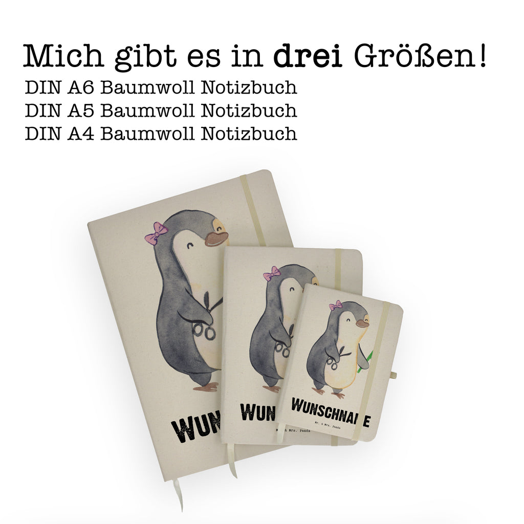 DIN A4 Personalisiertes Notizbuch Hairstylistin mit Herz Personalisiertes Notizbuch, Notizbuch mit Namen, Notizbuch bedrucken, Personalisierung, Namensbuch, Namen, Beruf, Ausbildung, Jubiläum, Abschied, Rente, Kollege, Kollegin, Geschenk, Schenken, Arbeitskollege, Mitarbeiter, Firma, Danke, Dankeschön, Frisörin, Haarstylistin, Hairstylistin, Friseursalon