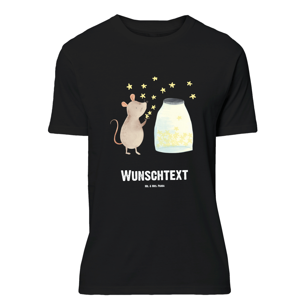 Personalisiertes T-Shirt Maus Sterne T-Shirt Personalisiert, T-Shirt mit Namen, T-Shirt mit Aufruck, Männer, Frauen, Wunschtext, Bedrucken, Tiermotive, Gute Laune, lustige Sprüche, Tiere, Maus, Sterne, Wunsch, Kind, Taufe, Taufgeschenk, Geburt, Schwangerschaft, erstes Kind, Kindergeburtstag, Geburtstag, Hoffnung, Träume