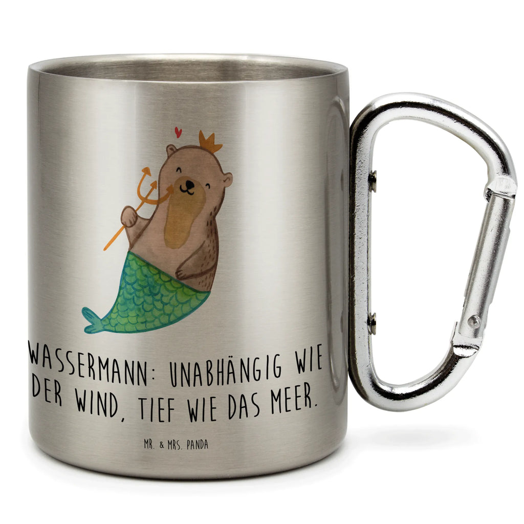 Edelstahlbecher Wassermann Astrologie Edelstahltasse, Karabiner, Edelstahlbecher, Outdoor, Camping, Tasse, Becher, Tierkreiszeichen, Sternzeichen, Horoskop, Astrologie, Aszendent, Wassermann, Geburtstagsgeschenk, Geschenk