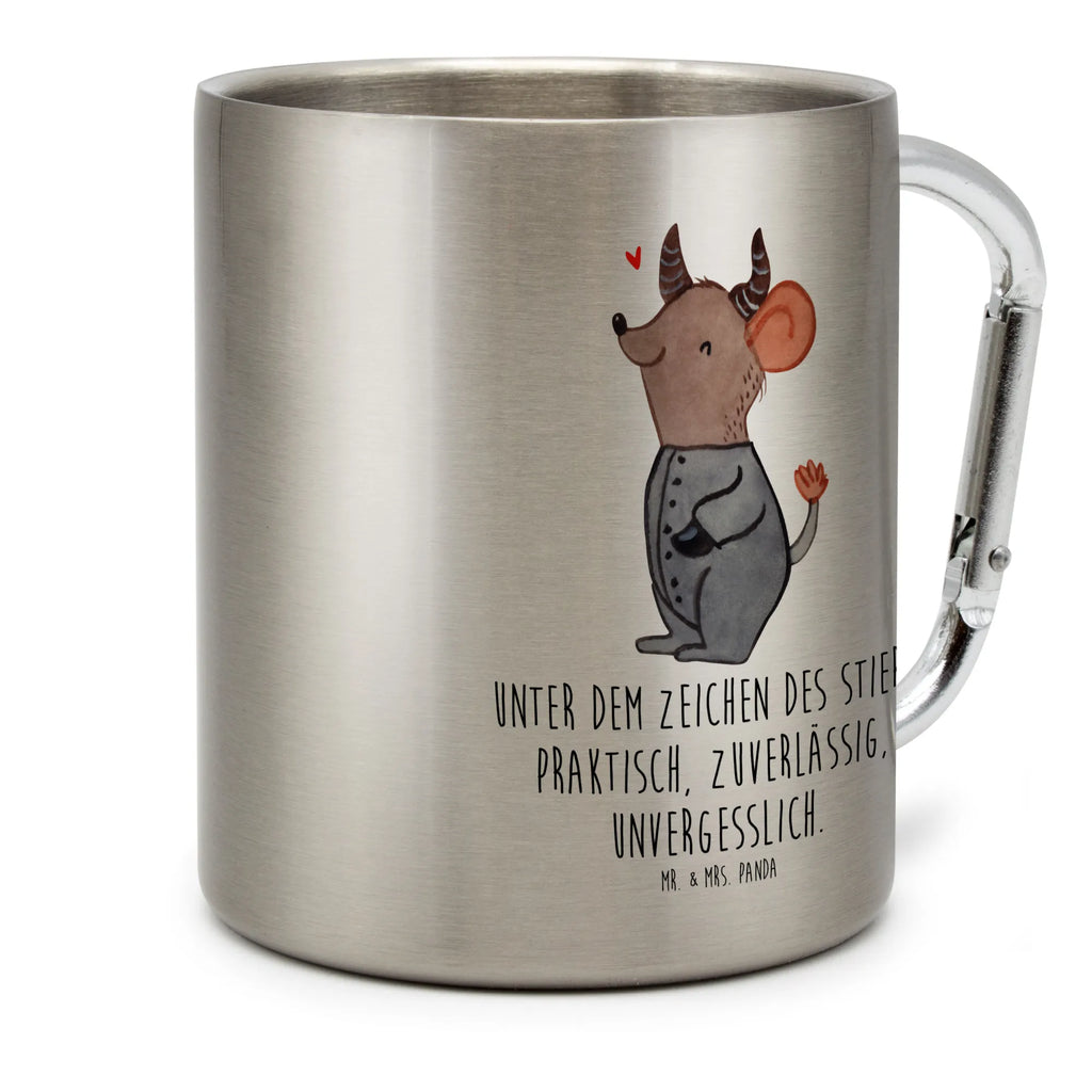 Edelstahlbecher Stier Astrologie Edelstahltasse, Karabiner, Edelstahlbecher, Outdoor, Camping, Tasse, Becher, Tierkreiszeichen, Sternzeichen, Horoskop, Astrologie, Aszendent, Stier, Geburtstagsgeschenk, Geschenk, Geschenkidee zum Geburtstag