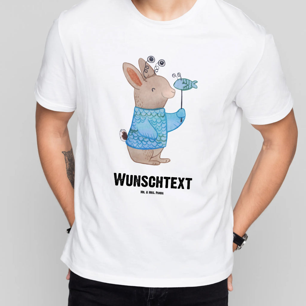 Personalisiertes T-Shirt Fische Astrologie T-Shirt Personalisiert, T-Shirt mit Namen, T-Shirt mit Aufruck, Männer, Frauen, Tierkreiszeichen, Sternzeichen, Horoskop, Astrologie, Aszendent, Fischer, Geburtstagsgeschenk, Geschenkidee zum Geburtstag