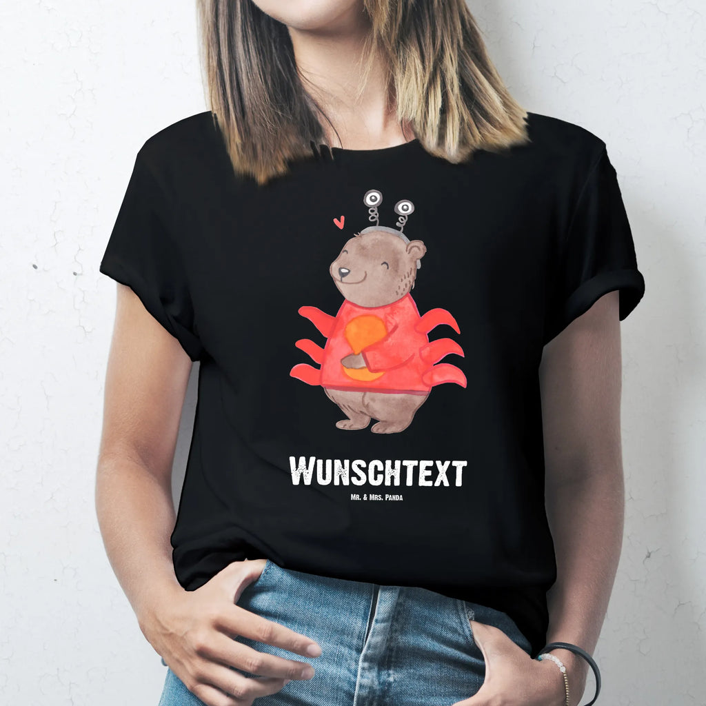 Personalisiertes T-Shirt Krebs Astrologie T-Shirt Personalisiert, T-Shirt mit Namen, T-Shirt mit Aufruck, Männer, Frauen, Tierkreiszeichen, Sternzeichen, Horoskop, Astrologie, Aszendent, Krebs, Geburtstagsgeschenk, Geschenk