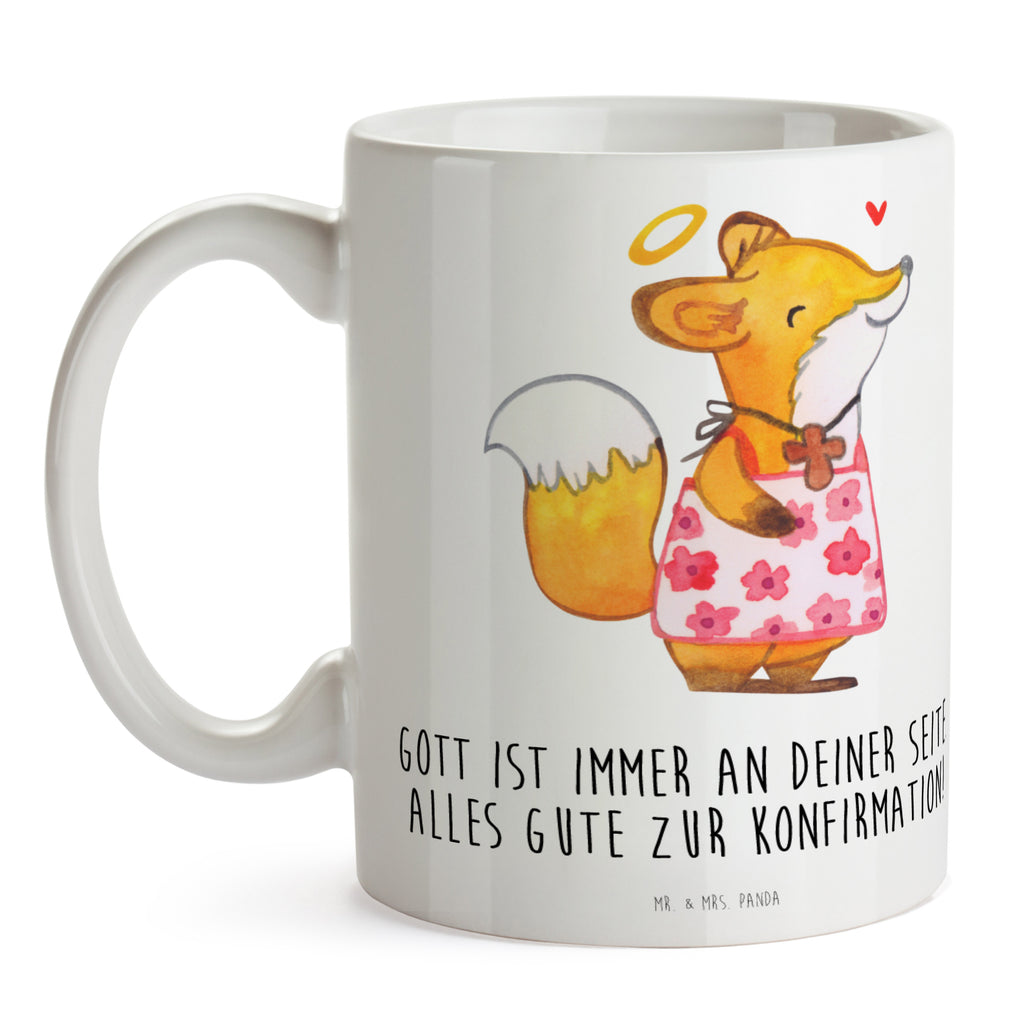 Tasse Fuchs Konfirmation Mädchen Tasse, Kaffeetasse, Teetasse, Becher, Kaffeebecher, Teebecher, Keramiktasse, Porzellantasse, Büro Tasse, Geschenk Tasse, Tasse Sprüche, Tasse Motive, Kaffeetassen, Tasse bedrucken, Designer Tasse, Cappuccino Tassen, Schöne Teetassen, Konfirmation, Kommunion, Jugendweihe, Konfirmation Geschenk, Gott, Gläubig, Alles Gute