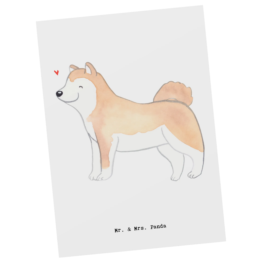 Postkarte Akita Inu Lebensretter Postkarte, Karte, Geschenkkarte, Grußkarte, Einladung, Ansichtskarte, Geburtstagskarte, Einladungskarte, Dankeskarte, Ansichtskarten, Einladung Geburtstag, Einladungskarten Geburtstag, Hund, Hunderasse, Rassehund, Hundebesitzer, Geschenk, Tierfreund, Schenken, Welpe