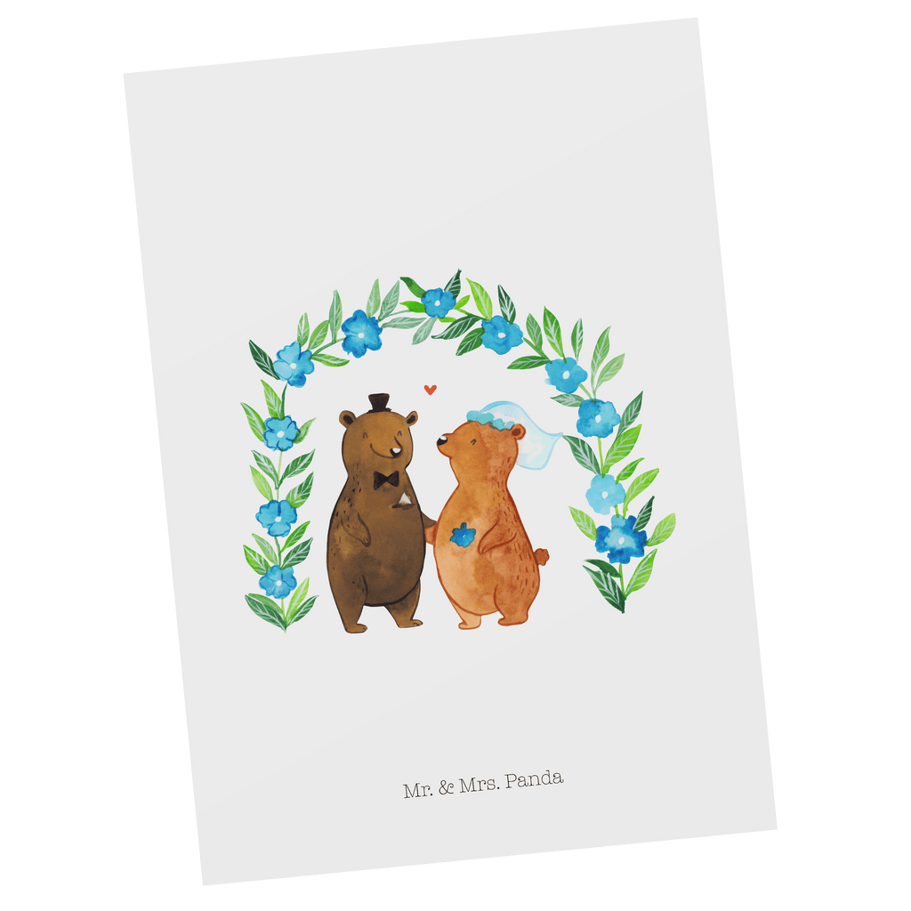 Postkarte Bär mit Hut und Fliege Postkarte, Karte, Geschenkkarte, Grußkarte, Einladung, Ansichtskarte, Geburtstagskarte, Einladungskarte, Dankeskarte, Ansichtskarten, Einladung Geburtstag, Einladungskarten Geburtstag, Bär, Teddy, Teddybär, Hut, Fliege, Zylinder