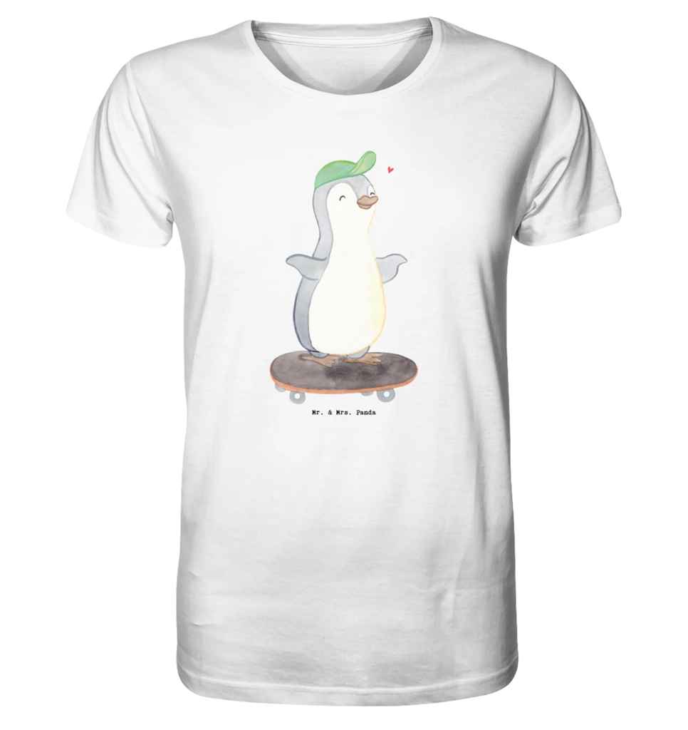 Shirt Herren Pinguin Skateboarden T-Shirt, Shirt, Tshirt, Lustiges T-Shirt, T-Shirt mit Spruch, Party, Junggesellenabschied, Jubiläum, Geburstag, Herrn, Damen, Männer, Frauen, Schlafshirt, Nachthemd, Sprüche, Geschenk, Sport, Sportart, Hobby, Schenken, Danke, Dankeschön, Auszeichnung, Gewinn, Sportler, Skateboarden, Skateboard fahren, Skaten, Skateboard, Skateplatz