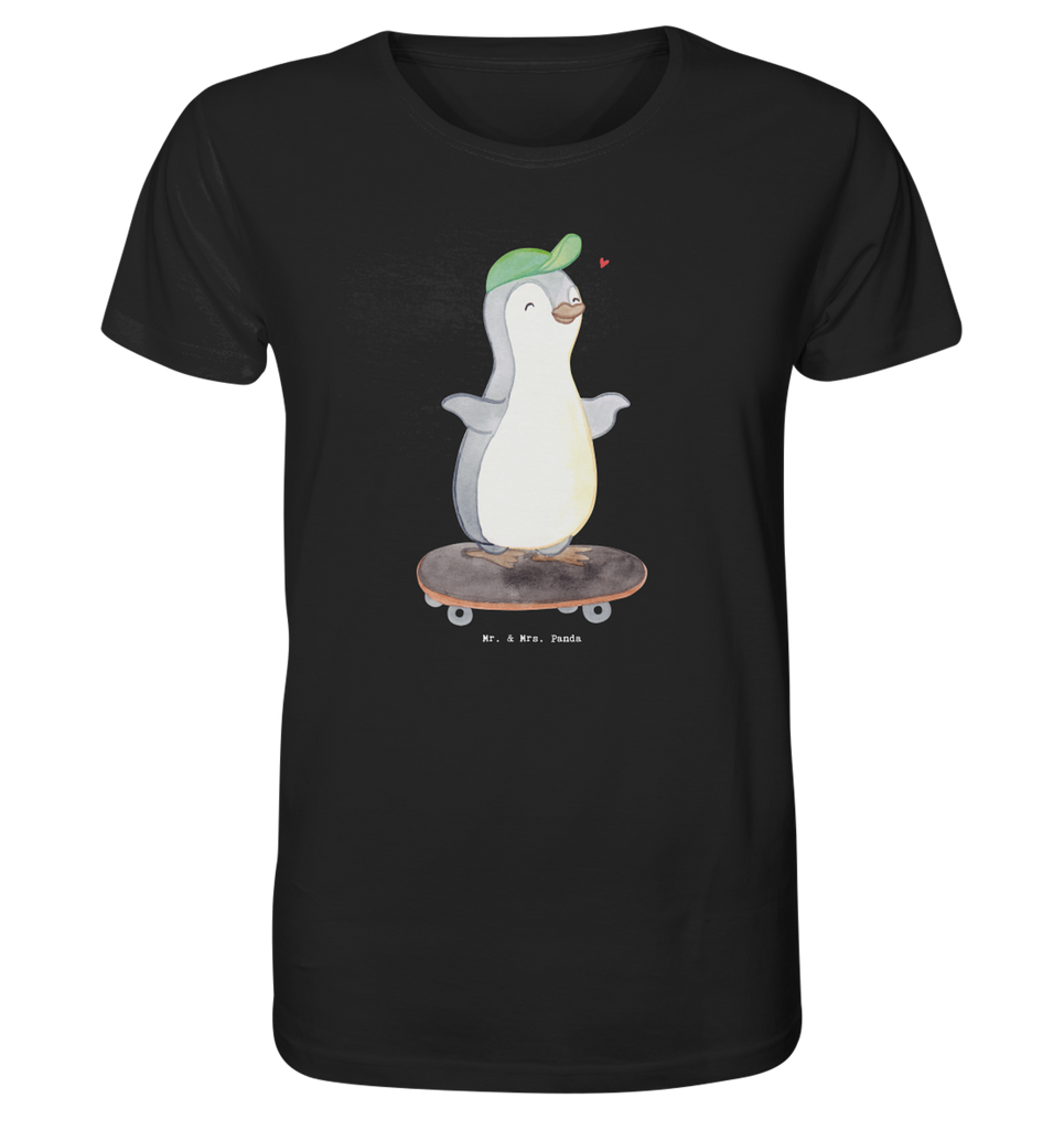 Shirt Herren Pinguin Skateboarden T-Shirt, Shirt, Tshirt, Lustiges T-Shirt, T-Shirt mit Spruch, Party, Junggesellenabschied, Jubiläum, Geburstag, Herrn, Damen, Männer, Frauen, Schlafshirt, Nachthemd, Sprüche, Geschenk, Sport, Sportart, Hobby, Schenken, Danke, Dankeschön, Auszeichnung, Gewinn, Sportler, Skateboarden, Skateboard fahren, Skaten, Skateboard, Skateplatz