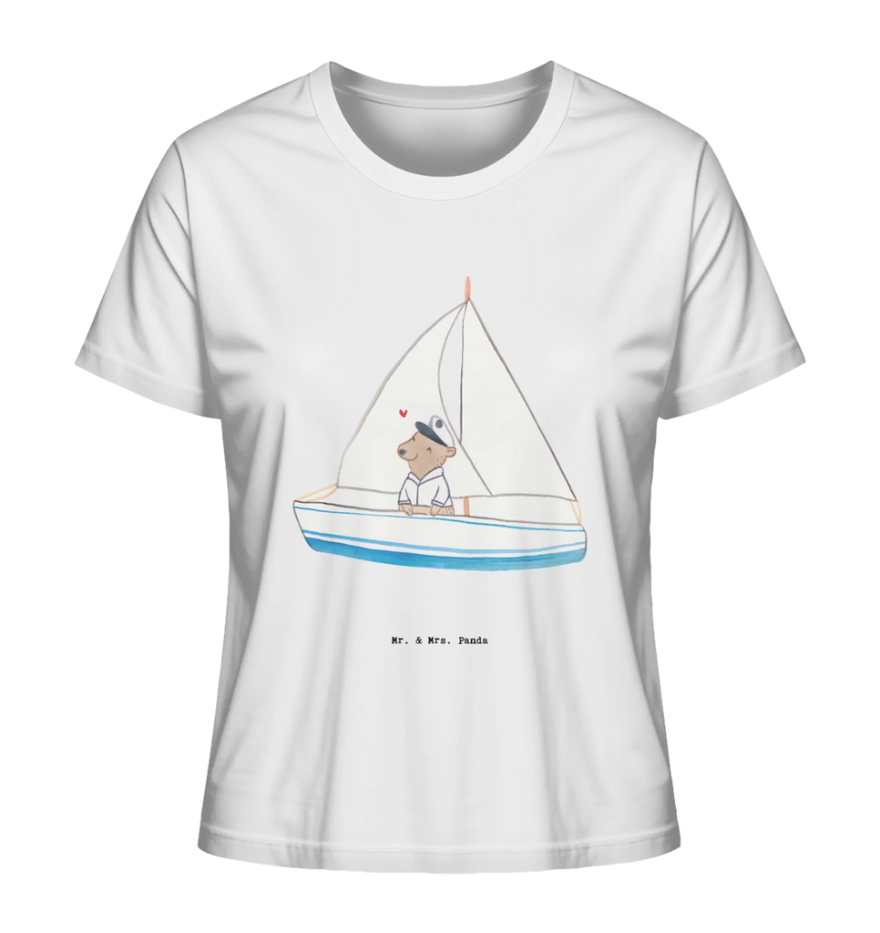 Shirt Damen Bär Segeln T-Shirt, Shirt, Tshirt, Lustiges T-Shirt, T-Shirt mit Spruch, Party, Junggesellenabschied, Jubiläum, Geburstag, Herrn, Damen, Männer, Frauen, Schlafshirt, Nachthemd, Sprüche, Geschenk, Sport, Sportart, Hobby, Schenken, Danke, Dankeschön, Auszeichnung, Gewinn, Sportler, segeln, Segeltörn, Segelboot, Segelschule, Yachtclub