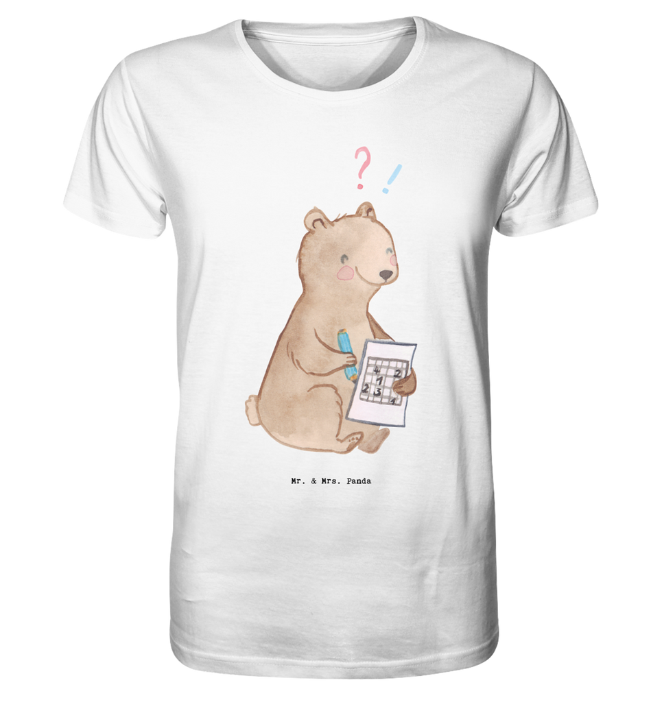 Shirt Herren Bär Rätsel lösen T-Shirt, Shirt, Tshirt, Lustiges T-Shirt, T-Shirt mit Spruch, Party, Junggesellenabschied, Jubiläum, Geburstag, Herrn, Damen, Männer, Frauen, Schlafshirt, Nachthemd, Sprüche, Geschenk, Sport, Sportart, Hobby, Schenken, Danke, Dankeschön, Auszeichnung, Gewinn, Sportler, Rätsel lösen, Kreuzworträtsel lösen, Knobeln, Gedächtnistraining, Gedächtnissport