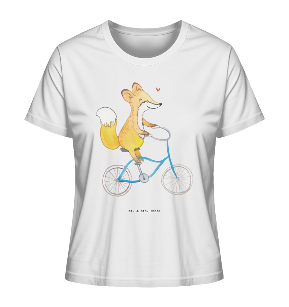 Shirt Damen Fuchs Fahrrad fahren T-Shirt, Shirt, Tshirt, Lustiges T-Shirt, T-Shirt mit Spruch, Party, Junggesellenabschied, Jubiläum, Geburstag, Herrn, Damen, Männer, Frauen, Schlafshirt, Nachthemd, Sprüche, Geschenk, Sport, Sportart, Hobby, Schenken, Danke, Dankeschön, Auszeichnung, Gewinn, Sportler, Fahrrad fahren, Radeln, Trekking, Mountainbiking, Radsport