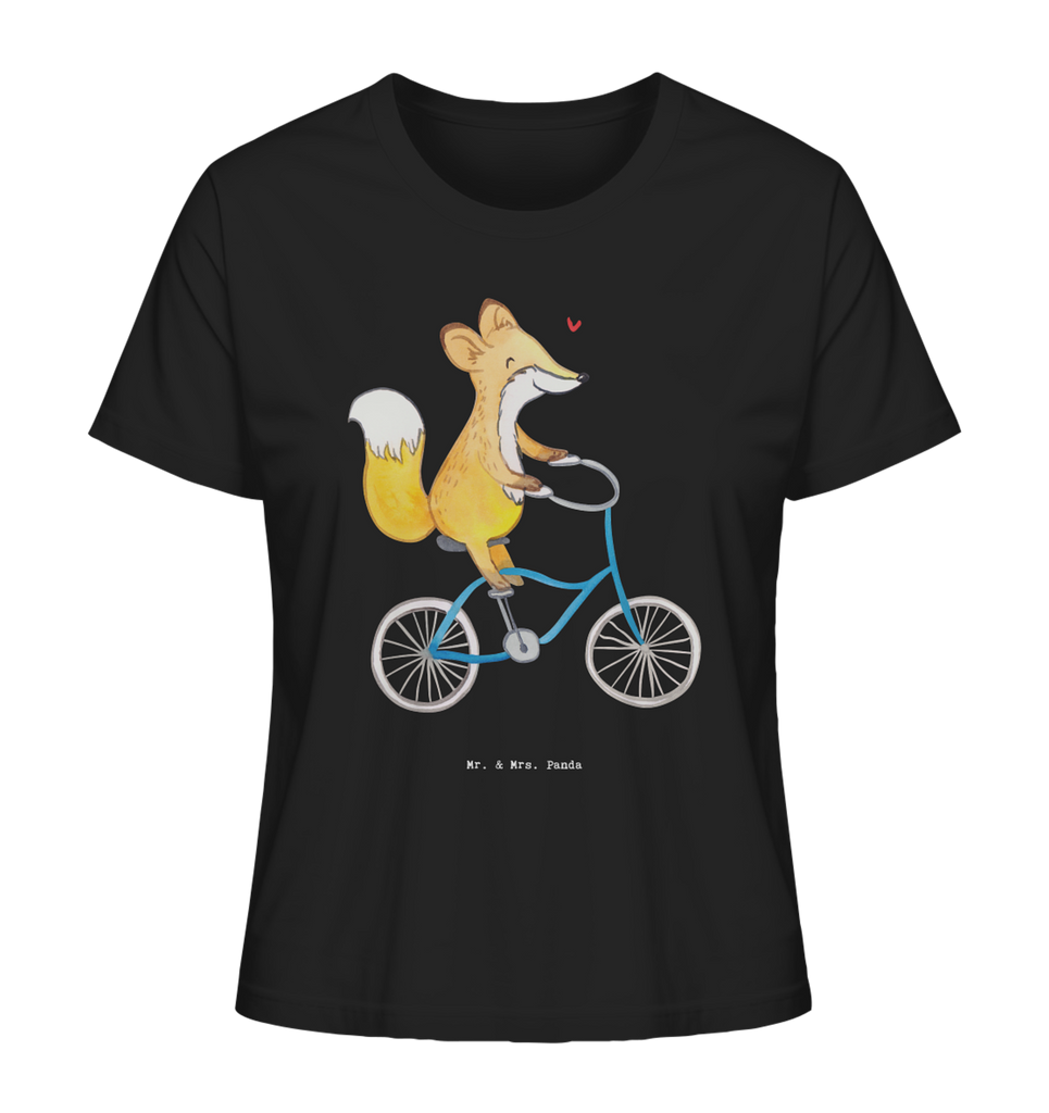 Shirt Damen Fuchs Fahrrad fahren T-Shirt, Shirt, Tshirt, Lustiges T-Shirt, T-Shirt mit Spruch, Party, Junggesellenabschied, Jubiläum, Geburstag, Herrn, Damen, Männer, Frauen, Schlafshirt, Nachthemd, Sprüche, Geschenk, Sport, Sportart, Hobby, Schenken, Danke, Dankeschön, Auszeichnung, Gewinn, Sportler, Fahrrad fahren, Radeln, Trekking, Mountainbiking, Radsport