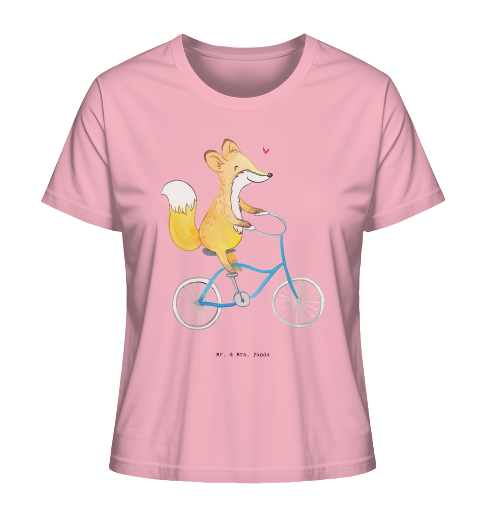 Shirt Damen Fuchs Fahrrad fahren T-Shirt, Shirt, Tshirt, Lustiges T-Shirt, T-Shirt mit Spruch, Party, Junggesellenabschied, Jubiläum, Geburstag, Herrn, Damen, Männer, Frauen, Schlafshirt, Nachthemd, Sprüche, Geschenk, Sport, Sportart, Hobby, Schenken, Danke, Dankeschön, Auszeichnung, Gewinn, Sportler, Fahrrad fahren, Radeln, Trekking, Mountainbiking, Radsport