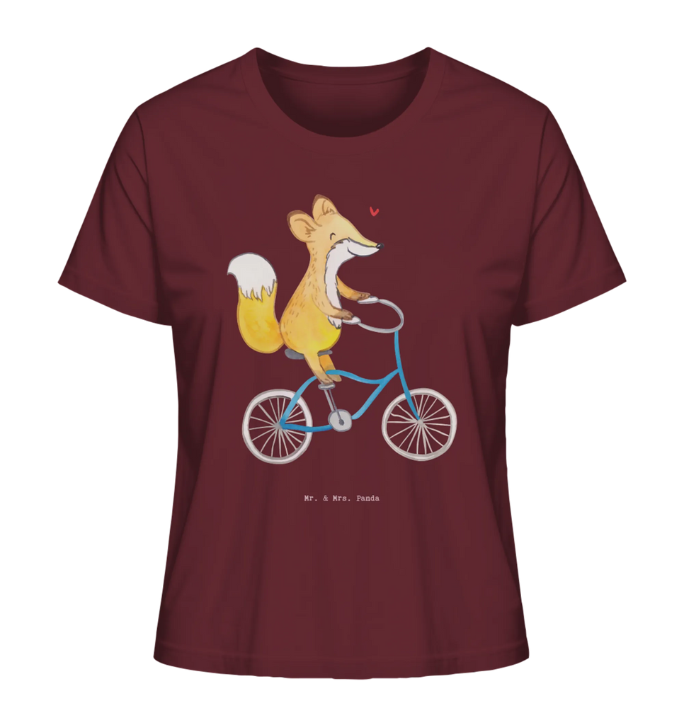 Shirt Damen Fuchs Fahrrad fahren T-Shirt, Shirt, Tshirt, Lustiges T-Shirt, T-Shirt mit Spruch, Party, Junggesellenabschied, Jubiläum, Geburstag, Herrn, Damen, Männer, Frauen, Schlafshirt, Nachthemd, Sprüche, Geschenk, Sport, Sportart, Hobby, Schenken, Danke, Dankeschön, Auszeichnung, Gewinn, Sportler, Fahrrad fahren, Radeln, Trekking, Mountainbiking, Radsport