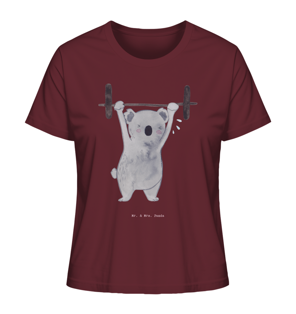 Shirt Damen Koala Crossfit T-Shirt, Shirt, Tshirt, Lustiges T-Shirt, T-Shirt mit Spruch, Party, Junggesellenabschied, Jubiläum, Geburstag, Herrn, Damen, Männer, Frauen, Schlafshirt, Nachthemd, Sprüche, Geschenk, Sport, Sportart, Hobby, Schenken, Danke, Dankeschön, Auszeichnung, Gewinn, Sportler, Crossfit, Wettkampfsport, Sportschule