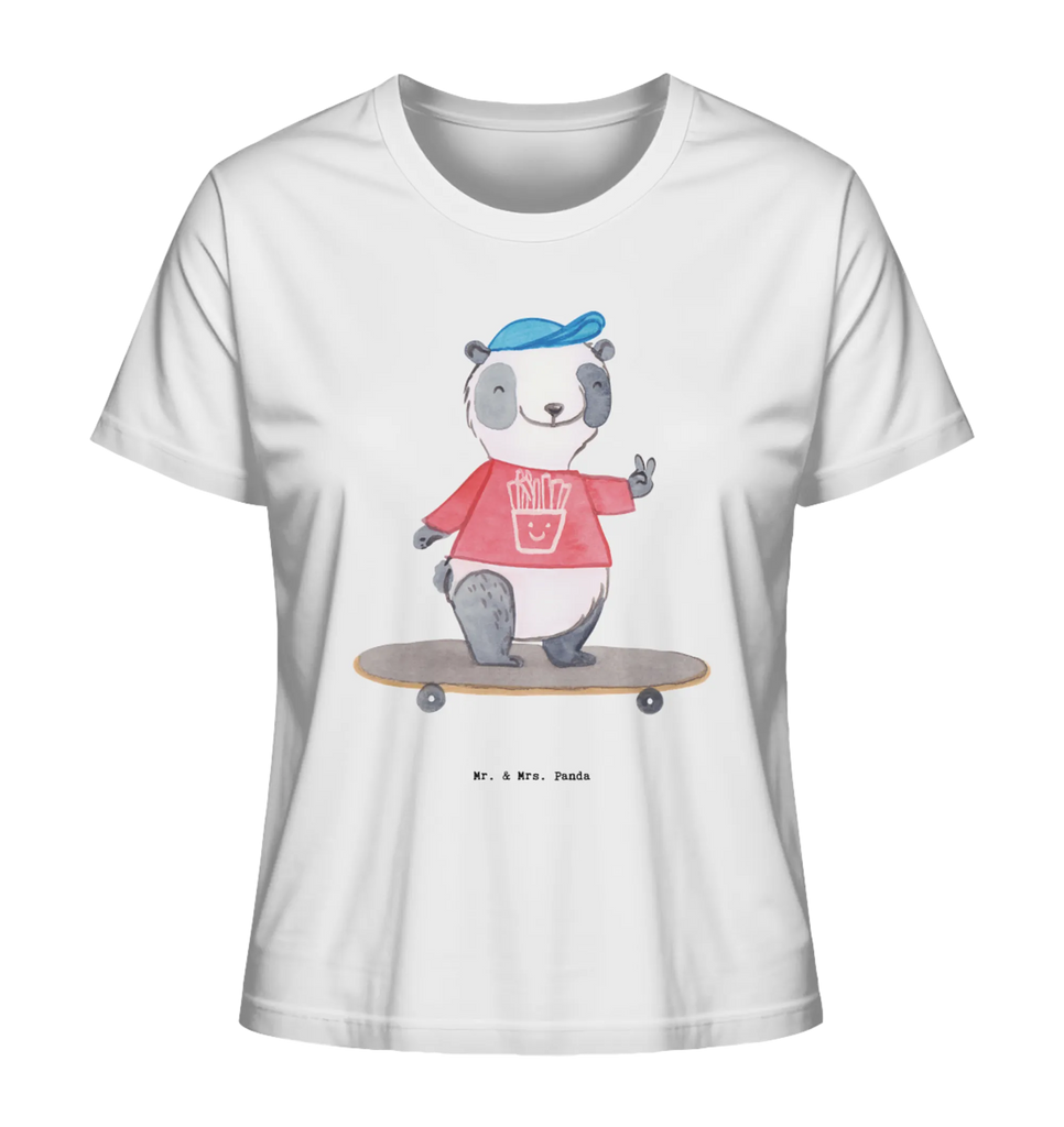 Shirt Damen Panda Longboard fahren T-Shirt, Shirt, Tshirt, Lustiges T-Shirt, T-Shirt mit Spruch, Party, Junggesellenabschied, Jubiläum, Geburstag, Herrn, Damen, Männer, Frauen, Schlafshirt, Nachthemd, Sprüche, Geschenk, Sport, Sportart, Hobby, Schenken, Danke, Dankeschön, Auszeichnung, Gewinn, Sportler, Longboard fahren, Skaten