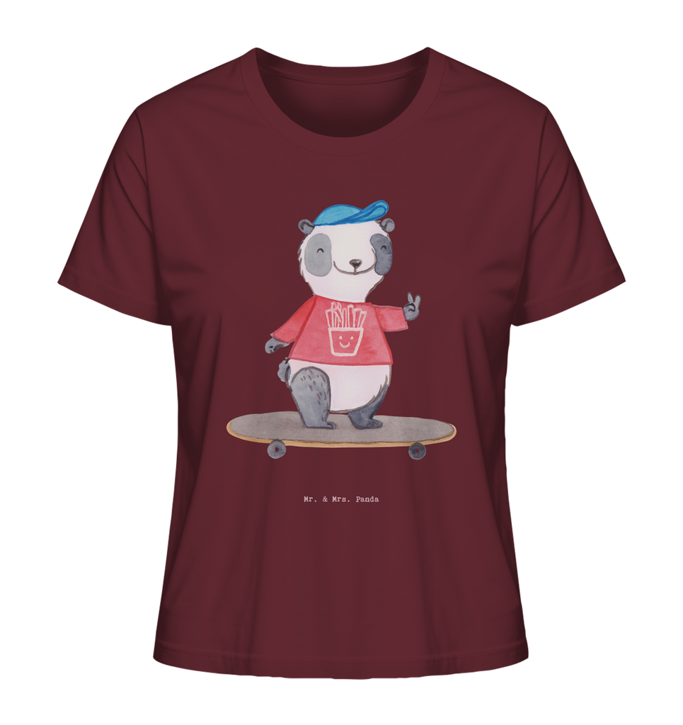 Shirt Damen Panda Longboard fahren T-Shirt, Shirt, Tshirt, Lustiges T-Shirt, T-Shirt mit Spruch, Party, Junggesellenabschied, Jubiläum, Geburstag, Herrn, Damen, Männer, Frauen, Schlafshirt, Nachthemd, Sprüche, Geschenk, Sport, Sportart, Hobby, Schenken, Danke, Dankeschön, Auszeichnung, Gewinn, Sportler, Longboard fahren, Skaten