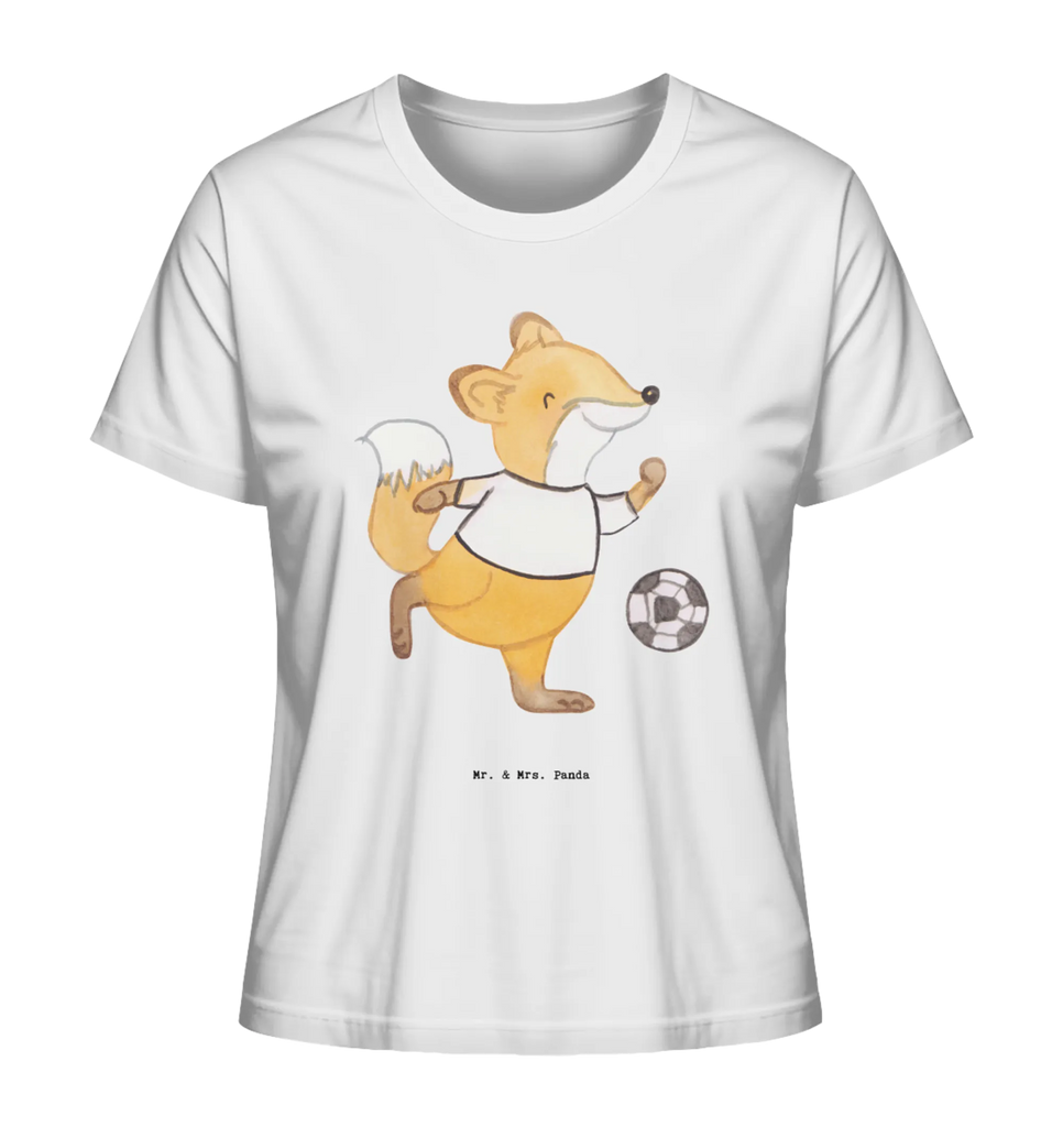 Shirt Damen Fuchs Fußball spielen T-Shirt, Shirt, Tshirt, Lustiges T-Shirt, T-Shirt mit Spruch, Party, Junggesellenabschied, Jubiläum, Geburstag, Herrn, Damen, Männer, Frauen, Schlafshirt, Nachthemd, Sprüche, Geschenk, Sport, Sportart, Hobby, Schenken, Danke, Dankeschön, Auszeichnung, Gewinn, Sportler, Fußball, Soccer, Fußballer, Bolzen, Bolzplatz, Fußballerin