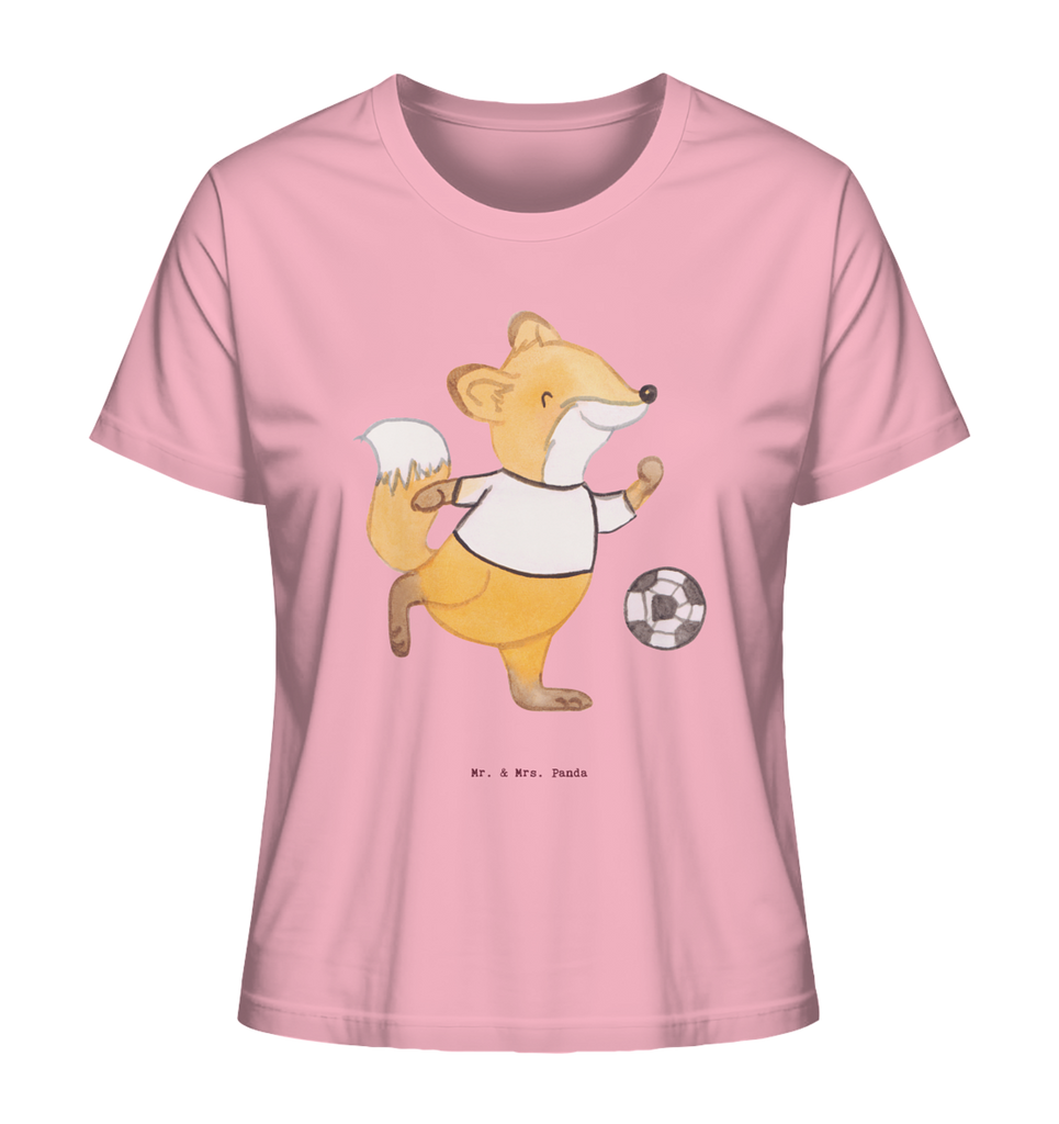 Shirt Damen Fuchs Fußball spielen T-Shirt, Shirt, Tshirt, Lustiges T-Shirt, T-Shirt mit Spruch, Party, Junggesellenabschied, Jubiläum, Geburstag, Herrn, Damen, Männer, Frauen, Schlafshirt, Nachthemd, Sprüche, Geschenk, Sport, Sportart, Hobby, Schenken, Danke, Dankeschön, Auszeichnung, Gewinn, Sportler, Fußball, Soccer, Fußballer, Bolzen, Bolzplatz, Fußballerin