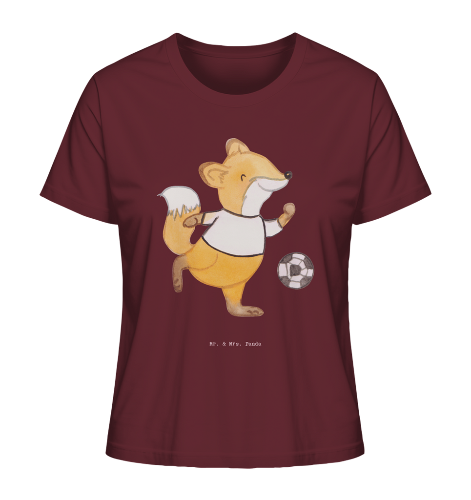 Shirt Damen Fuchs Fußball spielen T-Shirt, Shirt, Tshirt, Lustiges T-Shirt, T-Shirt mit Spruch, Party, Junggesellenabschied, Jubiläum, Geburstag, Herrn, Damen, Männer, Frauen, Schlafshirt, Nachthemd, Sprüche, Geschenk, Sport, Sportart, Hobby, Schenken, Danke, Dankeschön, Auszeichnung, Gewinn, Sportler, Fußball, Soccer, Fußballer, Bolzen, Bolzplatz, Fußballerin