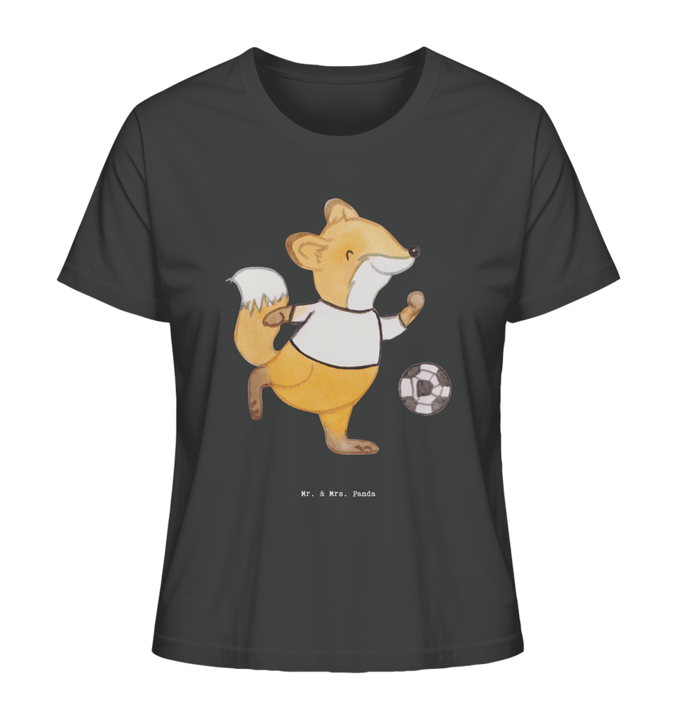 Shirt Damen Fuchs Fußball spielen T-Shirt, Shirt, Tshirt, Lustiges T-Shirt, T-Shirt mit Spruch, Party, Junggesellenabschied, Jubiläum, Geburstag, Herrn, Damen, Männer, Frauen, Schlafshirt, Nachthemd, Sprüche, Geschenk, Sport, Sportart, Hobby, Schenken, Danke, Dankeschön, Auszeichnung, Gewinn, Sportler, Fußball, Soccer, Fußballer, Bolzen, Bolzplatz, Fußballerin