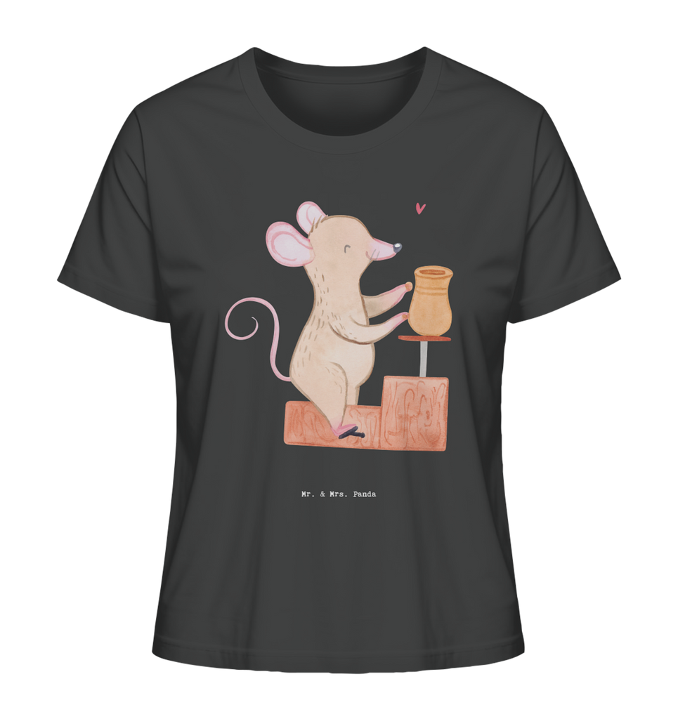 Shirt Damen Maus Töpfern T-Shirt, Shirt, Tshirt, Lustiges T-Shirt, T-Shirt mit Spruch, Party, Junggesellenabschied, Jubiläum, Geburstag, Herrn, Damen, Männer, Frauen, Schlafshirt, Nachthemd, Sprüche, Geschenk, Sport, Sportart, Hobby, Schenken, Danke, Dankeschön, Auszeichnung, Gewinn, Sportler, Töpfern, Töpferei, Töpferkurs