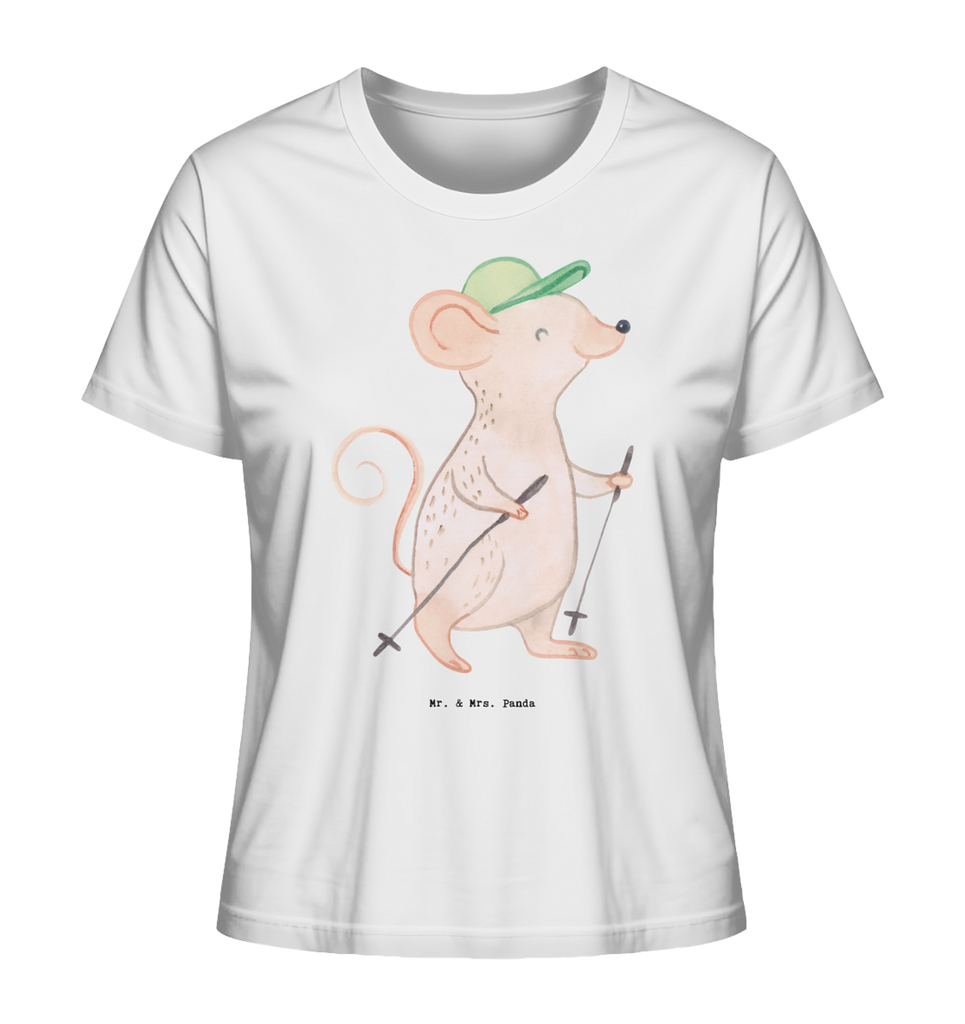 Shirt Damen Maus Walking T-Shirt, Shirt, Tshirt, Lustiges T-Shirt, T-Shirt mit Spruch, Party, Junggesellenabschied, Jubiläum, Geburstag, Herrn, Damen, Männer, Frauen, Schlafshirt, Nachthemd, Sprüche, Geschenk, Sport, Sportart, Hobby, Schenken, Danke, Dankeschön, Auszeichnung, Gewinn, Sportler, Walking, Walken, schnelles Gehen, Spazieren gehen