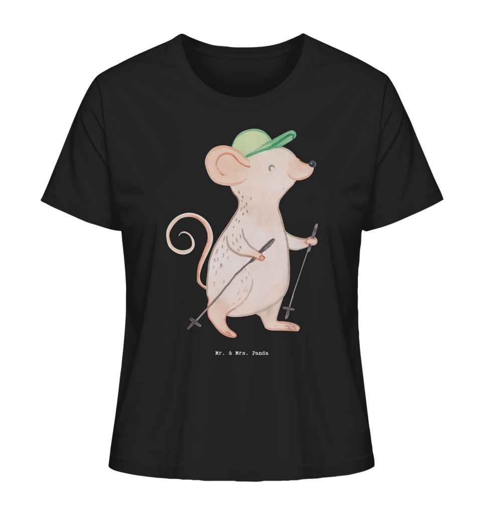 Shirt Damen Maus Walking T-Shirt, Shirt, Tshirt, Lustiges T-Shirt, T-Shirt mit Spruch, Party, Junggesellenabschied, Jubiläum, Geburstag, Herrn, Damen, Männer, Frauen, Schlafshirt, Nachthemd, Sprüche, Geschenk, Sport, Sportart, Hobby, Schenken, Danke, Dankeschön, Auszeichnung, Gewinn, Sportler, Walking, Walken, schnelles Gehen, Spazieren gehen