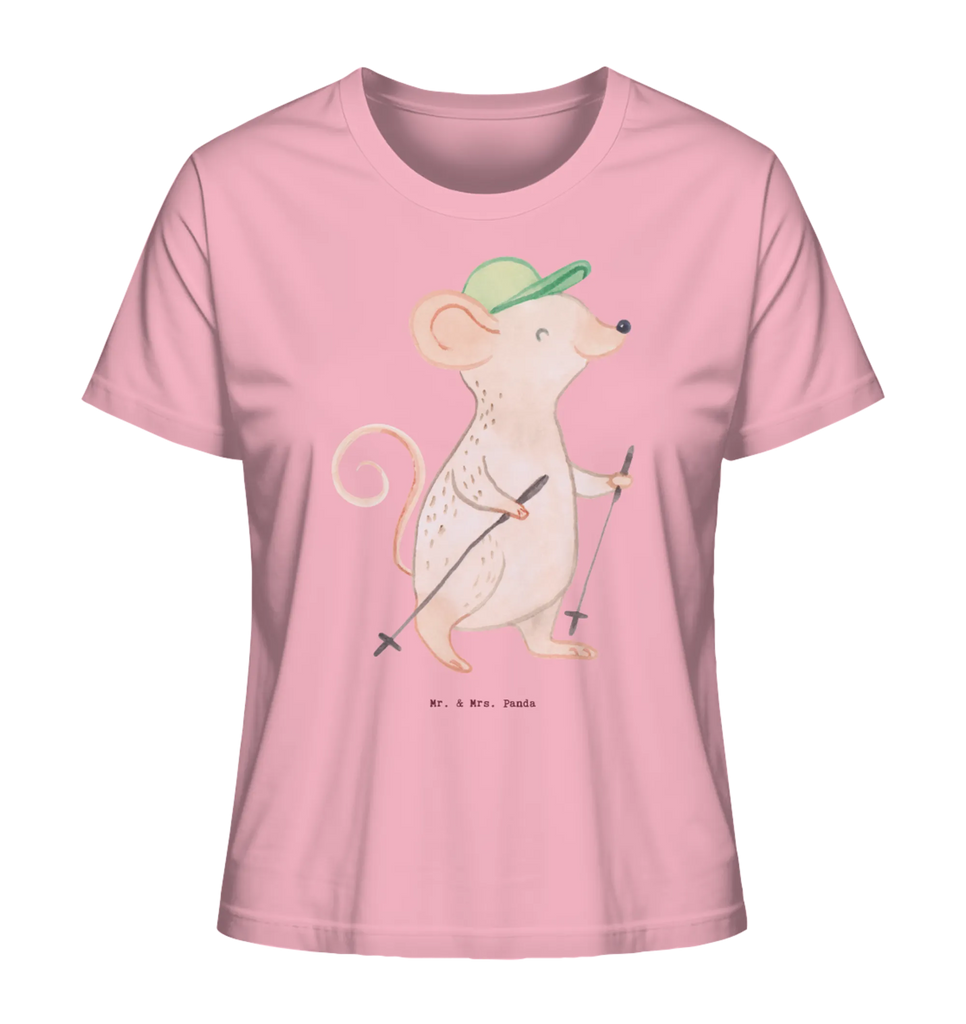 Shirt Damen Maus Walking T-Shirt, Shirt, Tshirt, Lustiges T-Shirt, T-Shirt mit Spruch, Party, Junggesellenabschied, Jubiläum, Geburstag, Herrn, Damen, Männer, Frauen, Schlafshirt, Nachthemd, Sprüche, Geschenk, Sport, Sportart, Hobby, Schenken, Danke, Dankeschön, Auszeichnung, Gewinn, Sportler, Walking, Walken, schnelles Gehen, Spazieren gehen