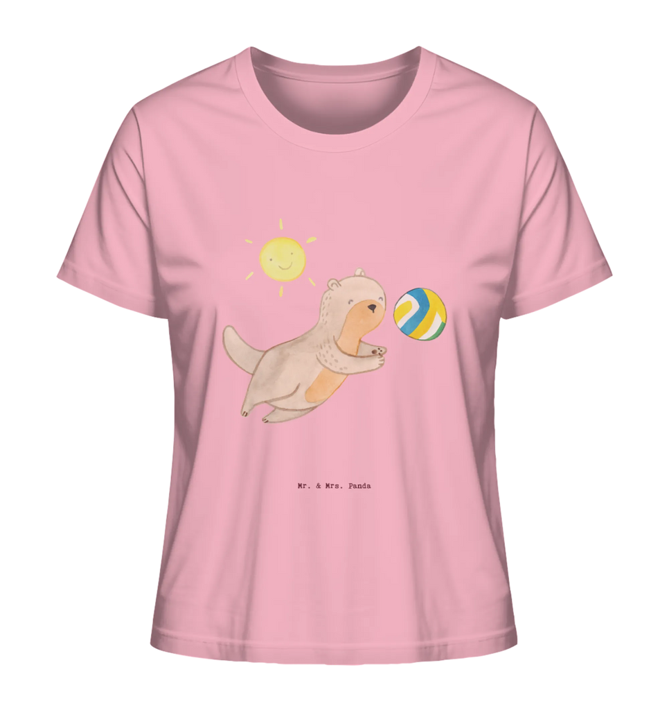 Shirt Damen Otter Beachvolleyball T-Shirt, Shirt, Tshirt, Lustiges T-Shirt, T-Shirt mit Spruch, Party, Junggesellenabschied, Jubiläum, Geburstag, Herrn, Damen, Männer, Frauen, Schlafshirt, Nachthemd, Sprüche, Geschenk, Sport, Sportart, Hobby, Schenken, Danke, Dankeschön, Auszeichnung, Gewinn, Sportler, Beachvolleyball, Volleyball, Ballsport, Volleyballturnier