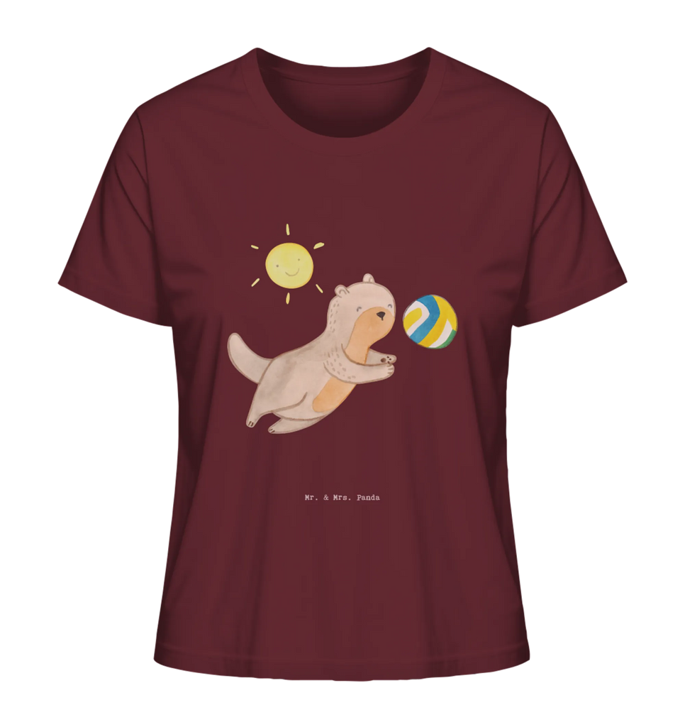 Shirt Damen Otter Beachvolleyball T-Shirt, Shirt, Tshirt, Lustiges T-Shirt, T-Shirt mit Spruch, Party, Junggesellenabschied, Jubiläum, Geburstag, Herrn, Damen, Männer, Frauen, Schlafshirt, Nachthemd, Sprüche, Geschenk, Sport, Sportart, Hobby, Schenken, Danke, Dankeschön, Auszeichnung, Gewinn, Sportler, Beachvolleyball, Volleyball, Ballsport, Volleyballturnier