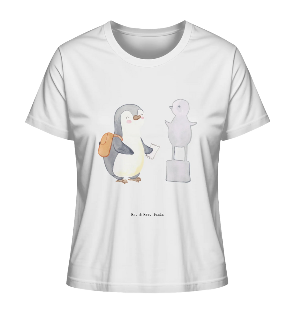 Shirt Damen Pinguin Museum besuchen T-Shirt, Shirt, Tshirt, Lustiges T-Shirt, T-Shirt mit Spruch, Party, Junggesellenabschied, Jubiläum, Geburstag, Herrn, Damen, Männer, Frauen, Schlafshirt, Nachthemd, Sprüche, Geschenk, Sport, Sportart, Hobby, Schenken, Danke, Dankeschön, Auszeichnung, Gewinn, Sportler, Museum besuchen, Museen