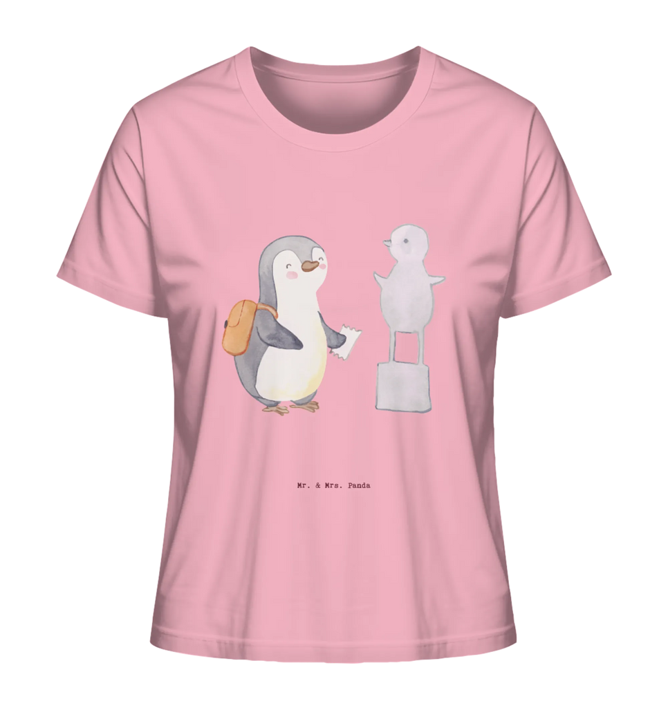 Shirt Damen Pinguin Museum besuchen T-Shirt, Shirt, Tshirt, Lustiges T-Shirt, T-Shirt mit Spruch, Party, Junggesellenabschied, Jubiläum, Geburstag, Herrn, Damen, Männer, Frauen, Schlafshirt, Nachthemd, Sprüche, Geschenk, Sport, Sportart, Hobby, Schenken, Danke, Dankeschön, Auszeichnung, Gewinn, Sportler, Museum besuchen, Museen