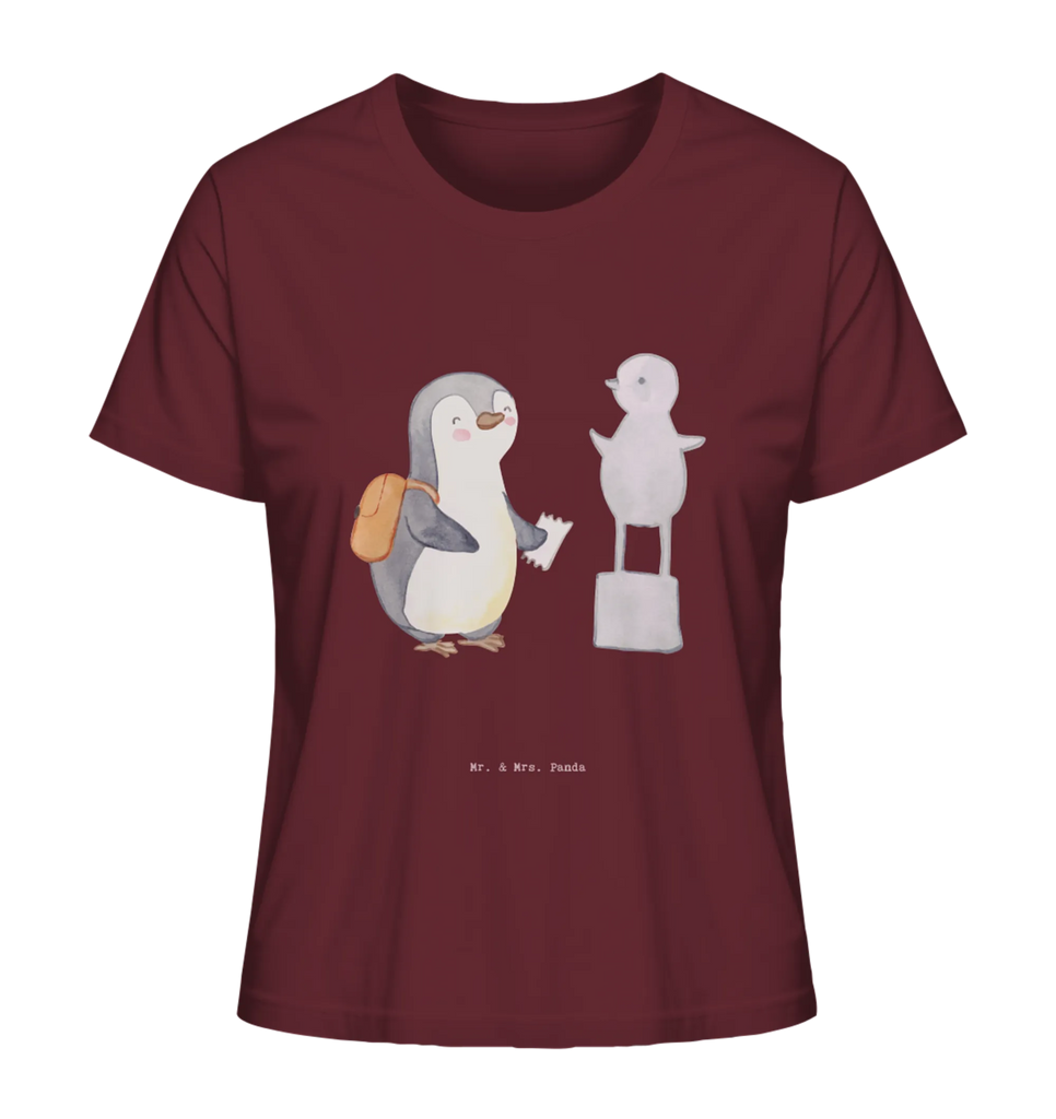 Shirt Damen Pinguin Museum besuchen T-Shirt, Shirt, Tshirt, Lustiges T-Shirt, T-Shirt mit Spruch, Party, Junggesellenabschied, Jubiläum, Geburstag, Herrn, Damen, Männer, Frauen, Schlafshirt, Nachthemd, Sprüche, Geschenk, Sport, Sportart, Hobby, Schenken, Danke, Dankeschön, Auszeichnung, Gewinn, Sportler, Museum besuchen, Museen