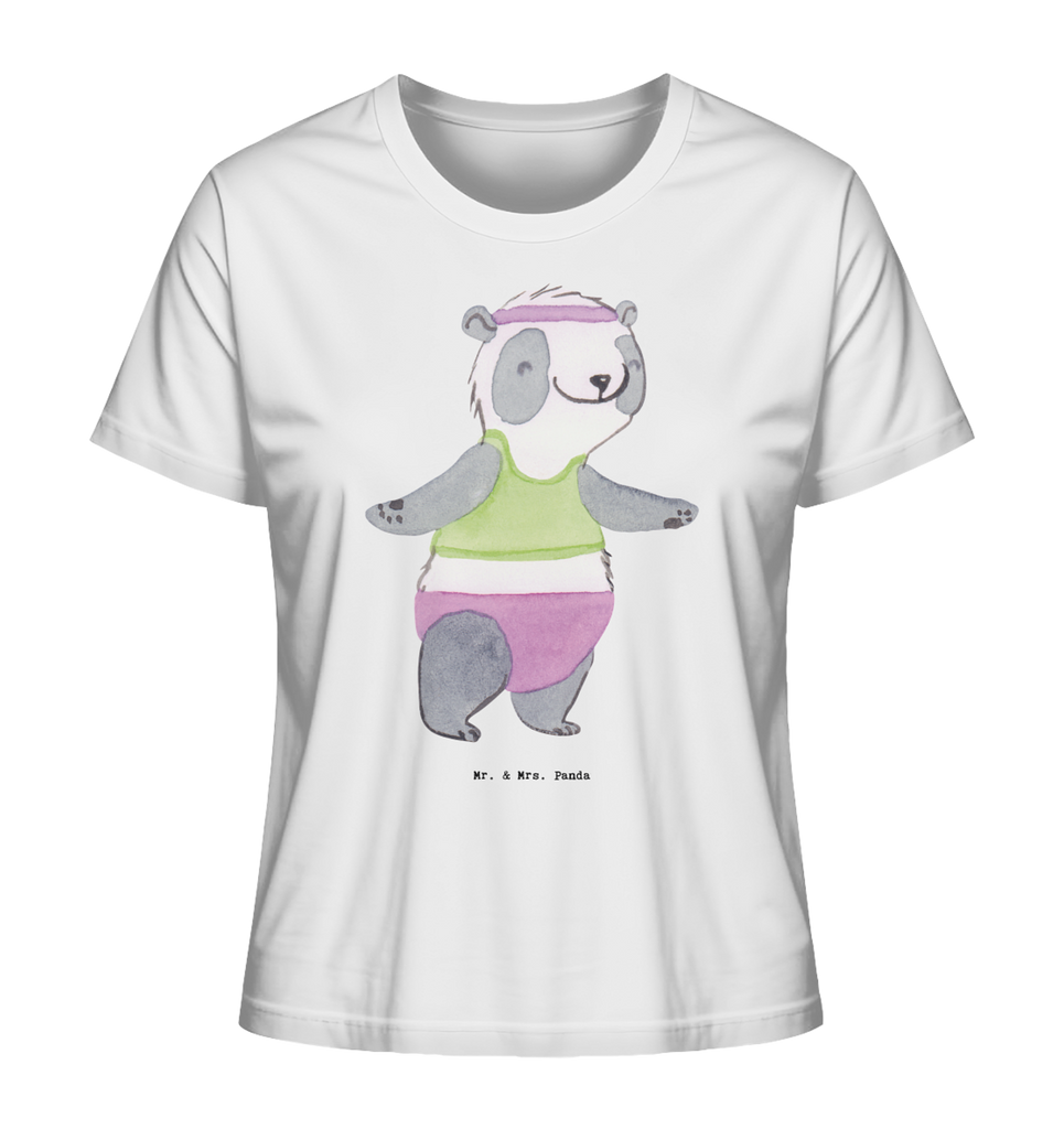 Shirt Damen Panda Aerobic T-Shirt, Shirt, Tshirt, Lustiges T-Shirt, T-Shirt mit Spruch, Party, Junggesellenabschied, Jubiläum, Geburstag, Herrn, Damen, Männer, Frauen, Schlafshirt, Nachthemd, Sprüche, Geschenk, Sport, Sportart, Hobby, Schenken, Danke, Dankeschön, Auszeichnung, Gewinn, Sportler, Aerobic, Aerobic Fitness, Fitnessstudio