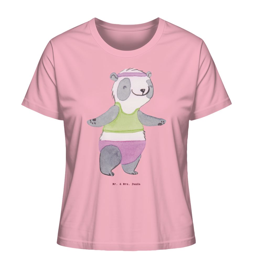 Shirt Damen Panda Aerobic T-Shirt, Shirt, Tshirt, Lustiges T-Shirt, T-Shirt mit Spruch, Party, Junggesellenabschied, Jubiläum, Geburstag, Herrn, Damen, Männer, Frauen, Schlafshirt, Nachthemd, Sprüche, Geschenk, Sport, Sportart, Hobby, Schenken, Danke, Dankeschön, Auszeichnung, Gewinn, Sportler, Aerobic, Aerobic Fitness, Fitnessstudio