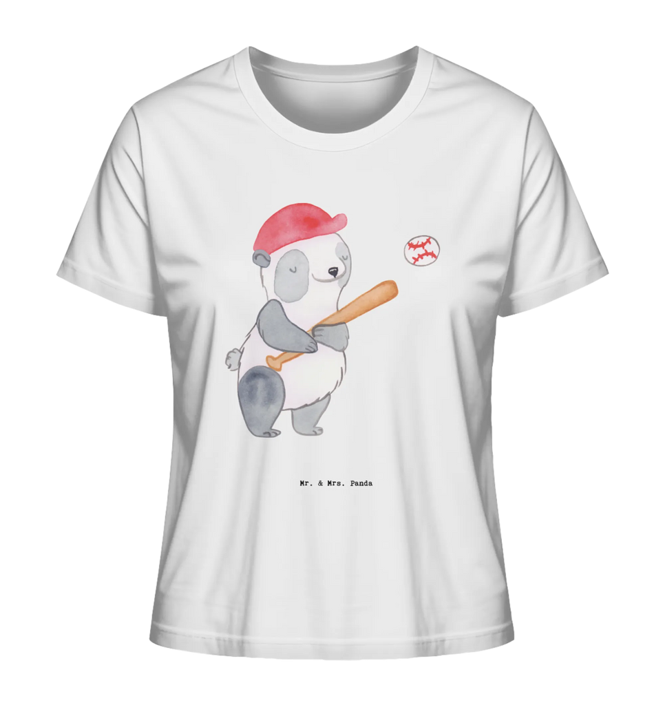 Shirt Damen Panda Baseball spielen T-Shirt, Shirt, Tshirt, Lustiges T-Shirt, T-Shirt mit Spruch, Party, Junggesellenabschied, Jubiläum, Geburstag, Herrn, Damen, Männer, Frauen, Schlafshirt, Nachthemd, Sprüche, Geschenk, Sport, Sportart, Hobby, Schenken, Danke, Dankeschön, Auszeichnung, Gewinn, Sportler, Baseball spielen, Baseball Spielen, Baseball Match, Ballsport, Baseballplatz, Baseballverein