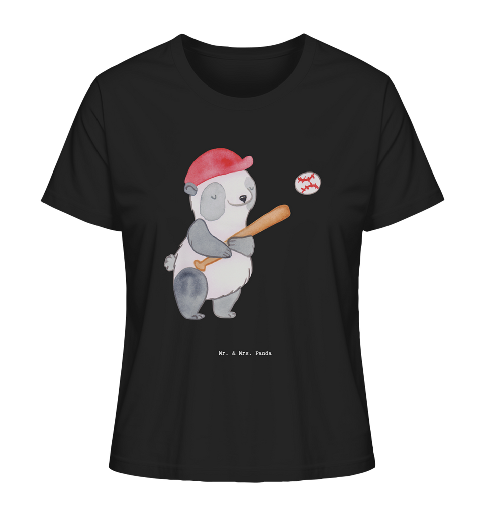 Shirt Damen Panda Baseball spielen T-Shirt, Shirt, Tshirt, Lustiges T-Shirt, T-Shirt mit Spruch, Party, Junggesellenabschied, Jubiläum, Geburstag, Herrn, Damen, Männer, Frauen, Schlafshirt, Nachthemd, Sprüche, Geschenk, Sport, Sportart, Hobby, Schenken, Danke, Dankeschön, Auszeichnung, Gewinn, Sportler, Baseball spielen, Baseball Spielen, Baseball Match, Ballsport, Baseballplatz, Baseballverein