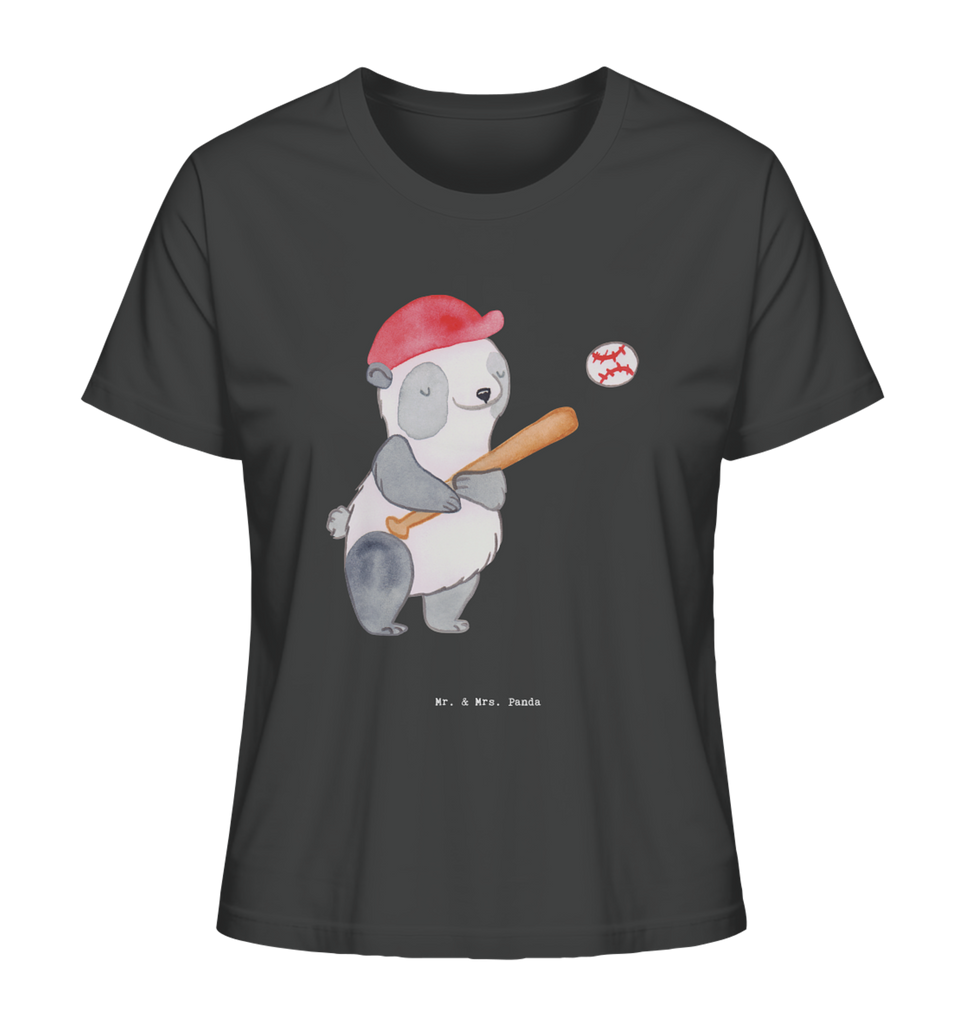 Shirt Damen Panda Baseball spielen T-Shirt, Shirt, Tshirt, Lustiges T-Shirt, T-Shirt mit Spruch, Party, Junggesellenabschied, Jubiläum, Geburstag, Herrn, Damen, Männer, Frauen, Schlafshirt, Nachthemd, Sprüche, Geschenk, Sport, Sportart, Hobby, Schenken, Danke, Dankeschön, Auszeichnung, Gewinn, Sportler, Baseball spielen, Baseball Spielen, Baseball Match, Ballsport, Baseballplatz, Baseballverein